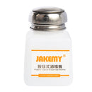 JAKEMY JM-Z10 120ml Liquid Alcohol Press Empty Clear Bottle Liquid Dispenser Bottle Portable Plastic Liquid Dispenser Bottle Pumping Bottle