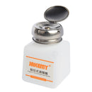 JAKEMY JM-Z10 120ml Liquid Alcohol Press Empty Clear Bottle Liquid Dispenser Bottle Portable Plastic Liquid Dispenser Bottle Pumping Bottle