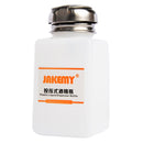 JAKEMY JM-Z11 180ml Liquid Alcohol Press Empty Clear Bottle Liquid Dispenser Bottle Portable Plastic Liquid Dispenser Bottle Pumping Bottle