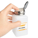JAKEMY JM-Z11 180ml Liquid Alcohol Press Empty Clear Bottle Liquid Dispenser Bottle Portable Plastic Liquid Dispenser Bottle Pumping Bottle