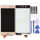 LCD Screen and Digitizer Full Assembly for Sony Xperia X(Rose Gold)