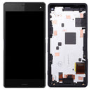LCD Screen and Digitizer Full Assembly with Frame for Sony Xperia Z3 Mini Compact(Black)