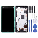 LCD Screen and Digitizer Full Assembly with Frame for Sony Xperia Z3 Mini Compact (Green)