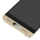 LCD Screen and Digitizer Full Assembly with Frame for HTC One M9+ / M9 Plus(Gold)