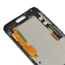 LCD Screen and Digitizer Full Assembly with Frame for HTC One M9+ / M9 Plus(Gold)
