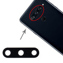 10 PCS Back Camera Lens for LG V40 ThinQ (Black)