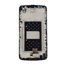 LCD Screen and Digitizer Full Assembly with Frame for LG K10 (White)