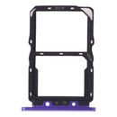 SIM Card Tray + NM Card Tray for Huawei Nova 5(Purple)
