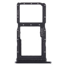SIM Card Tray + SIM Card Tray / Micro SD Card Tray for Huawei Nova 5i (Black)
