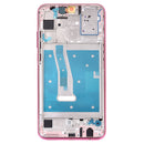 Middle Frame Bezel Plate with Side Keys for Huawei Honor 20i (Red)