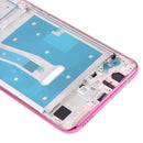 Middle Frame Bezel Plate with Side Keys for Huawei Honor 20i (Red)