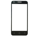 Front Screen Outer Glass Lens for Alcatel One Touch Pixi 3 4.5 / 5019(Black)