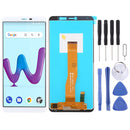 LCD Screen and Digitizer Full Assembly for Wiko Y80 (White)
