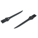 10 PCS JIAFA P8842 Flat Head Shrill Tail Cleaning Brush, Length: 8.5cm(Black)