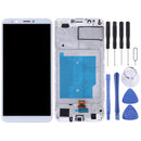 LCD Screen and Digitizer Full Assembly with Frame for Huawei Y7 (2018)(White)