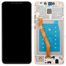 LCD Screen and Digitizer Full Assembly with Frame for Huawei Mate 20 Lite / Maimang 7(Gold)