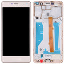 LCD Screen and Digitizer Full Assembly with Frame for Huawei Y5 (2017)(Gold)