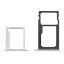For Huawei Honor 5X / GR5 Micro SIM Card Tray + Nano SIM & Micro SD Card Tray(Gold)