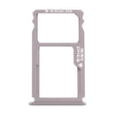For Huawei Mate S Nano SIM Card Tray + Nano SIM / Micro SD Card Tray (Grey)