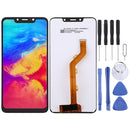 LCD Screen and Digitizer Full Assembly for Infinix Hot 7 X624(Black)