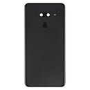 Battery Back Cover with Camera Lens & Fingerprint Sensor for LG G8 ThinQ / LMG820QM7 LM-G820UMB LMG820UM1 (US Version)(Black)