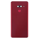Battery Back Cover with Camera Lens & Fingerprint Sensor for LG G8 ThinQ / LMG820QM7 LM-G820UMB LMG820UM1 (US Version)(Red)