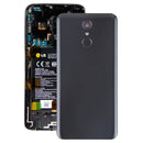 Battery Back Cover with Camera Lens & Fingerprint Sensor for LG Q7 / Q7+(Black)