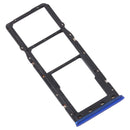 SIM Card Tray + SIM Card Tray + Micro SD Card Tray for OPPO Realme 3 Pro / Realme X Lite(Blue)