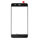 For Huawei P10 Plus Front Screen Outer Glass Lens, Support Fingerprint Identification (Black)