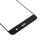 For Huawei P10 Plus Front Screen Outer Glass Lens, Support Fingerprint Identification (Black)