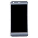 LCD Screen and Digitizer Full Assembly with Frame for LG X Cam / K580 / K580I / K580Y (Silver)