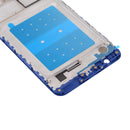 For Huawei Honor V9 Play Front Housing LCD Frame Bezel Plate(Blue)