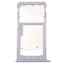 For Huawei Enjoy 7 Plus / Y7 Prime SIM Card Tray & SIM / Micro SD Card Tray(Silver)