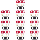 10 PCS Camera Lens Cover for Huawei Nova 4(Red)