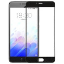 For Meizu Meilan X Front Screen Outer Glass Lens(Black)