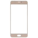 For Meizu Meilan X Front Screen Outer Glass Lens(Gold)