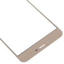 For Meizu Meilan X Front Screen Outer Glass Lens(Gold)