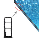SIM Card Tray + SIM Card Tray + Micro SD Card Tray for Vivo S1(Black)
