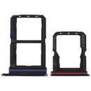SIM Card Tray + SIM Card Tray + Micro SD Card Tray for Vivo S1 Pro(Blue)