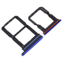 SIM Card Tray + SIM Card Tray + Micro SD Card Tray for Vivo S1 Pro(Blue)