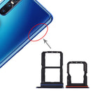 SIM Card Tray + SIM Card Tray + Micro SD Card Tray for Vivo S1 Pro(Blue)