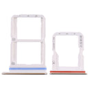 SIM Card Tray + SIM Card Tray + Micro SD Card Tray for Vivo S1 Pro(Silver)