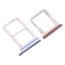 SIM Card Tray + SIM Card Tray + Micro SD Card Tray for Vivo S1 Pro(Silver)