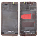 For Huawei Mate 9 Front Housing LCD Frame Bezel Plate(Mocha Gold)