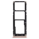 SIM Card Tray + SIM Card Tray + Micro SD Card Tray for Tecno Camon X Pro CA8(Gold)