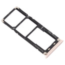 SIM Card Tray + SIM Card Tray + Micro SD Card Tray for Tecno Camon X Pro CA8(Gold)
