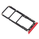 SIM Card Tray + SIM Card Tray + Micro SD Card Tray for Tecno Camon X Pro CA8(Red)
