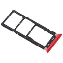 SIM Card Tray + SIM Card Tray + Micro SD Card Tray for Tecno Camon X Pro CA8(Red)