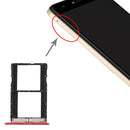 SIM Card Tray + SIM Card Tray for Tecno Spark Plus K9(Red)