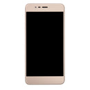 LCD Screen and Digitizer Full Assembly with Frame for Asus ZenFone 3 Max / ZC520TL / X008D(Gold)